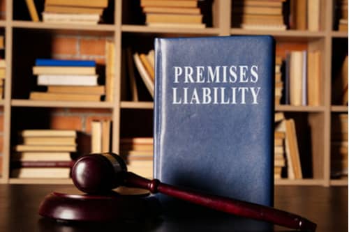 Premises liability book, concept of Macon premises liability lawyer