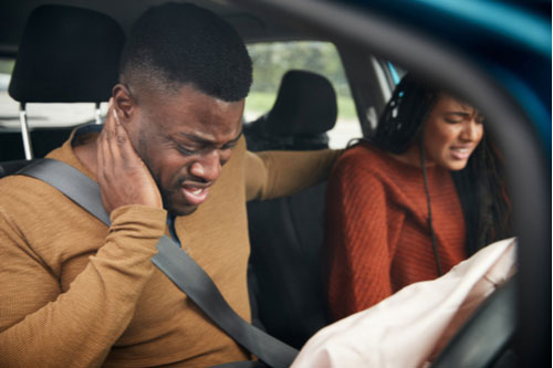 Car accident victims with whiplash who need an Atlanta reckless driving lawyer